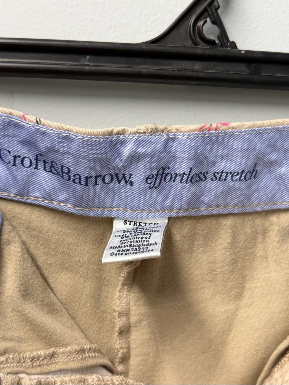 croft & barrow Beige Skort with Pink Flamingo Print - Picture 4 of 11